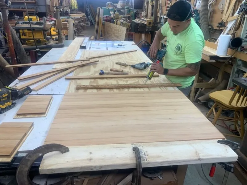 restoring pine floorboards