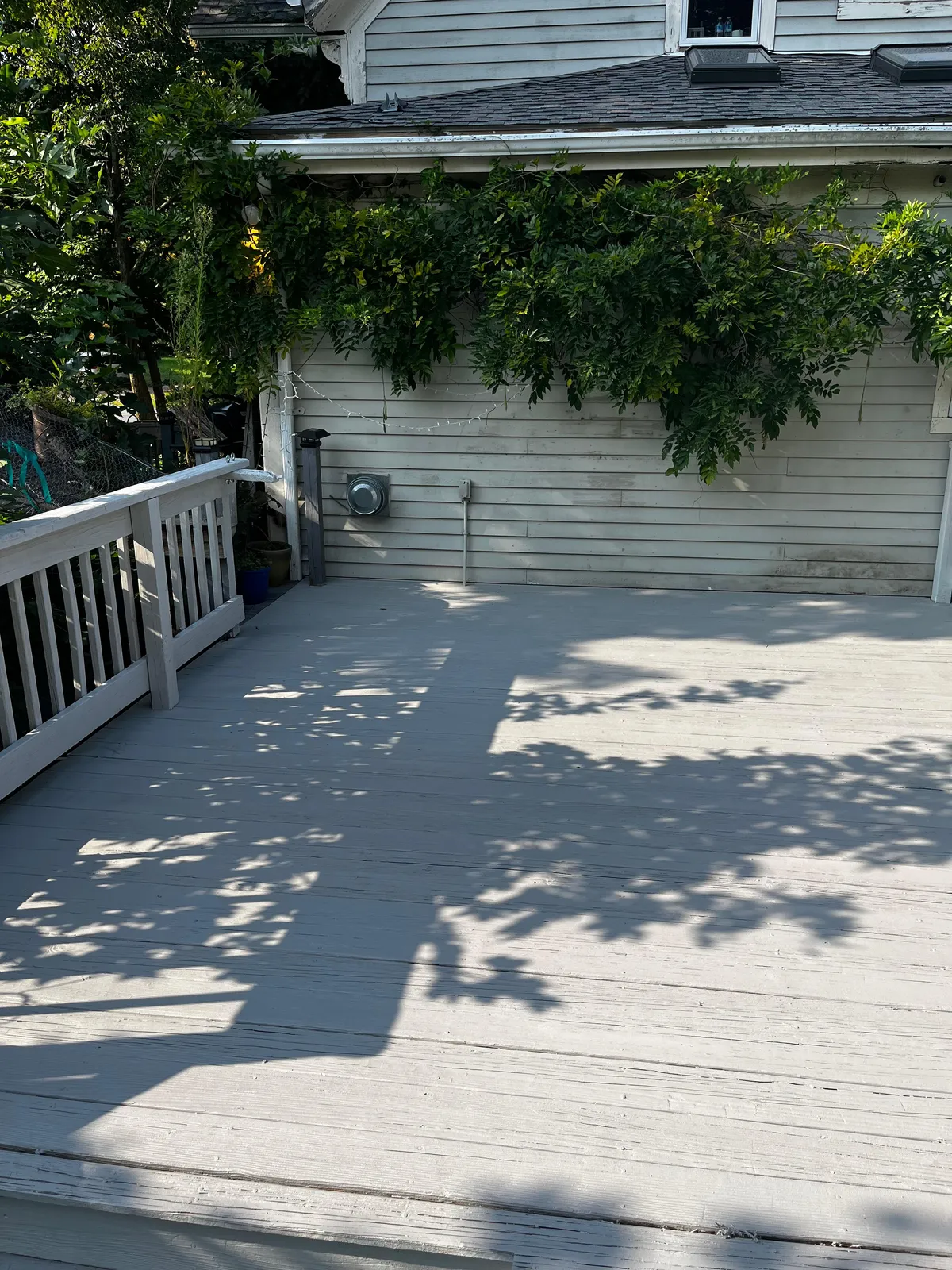 Deck after restoration