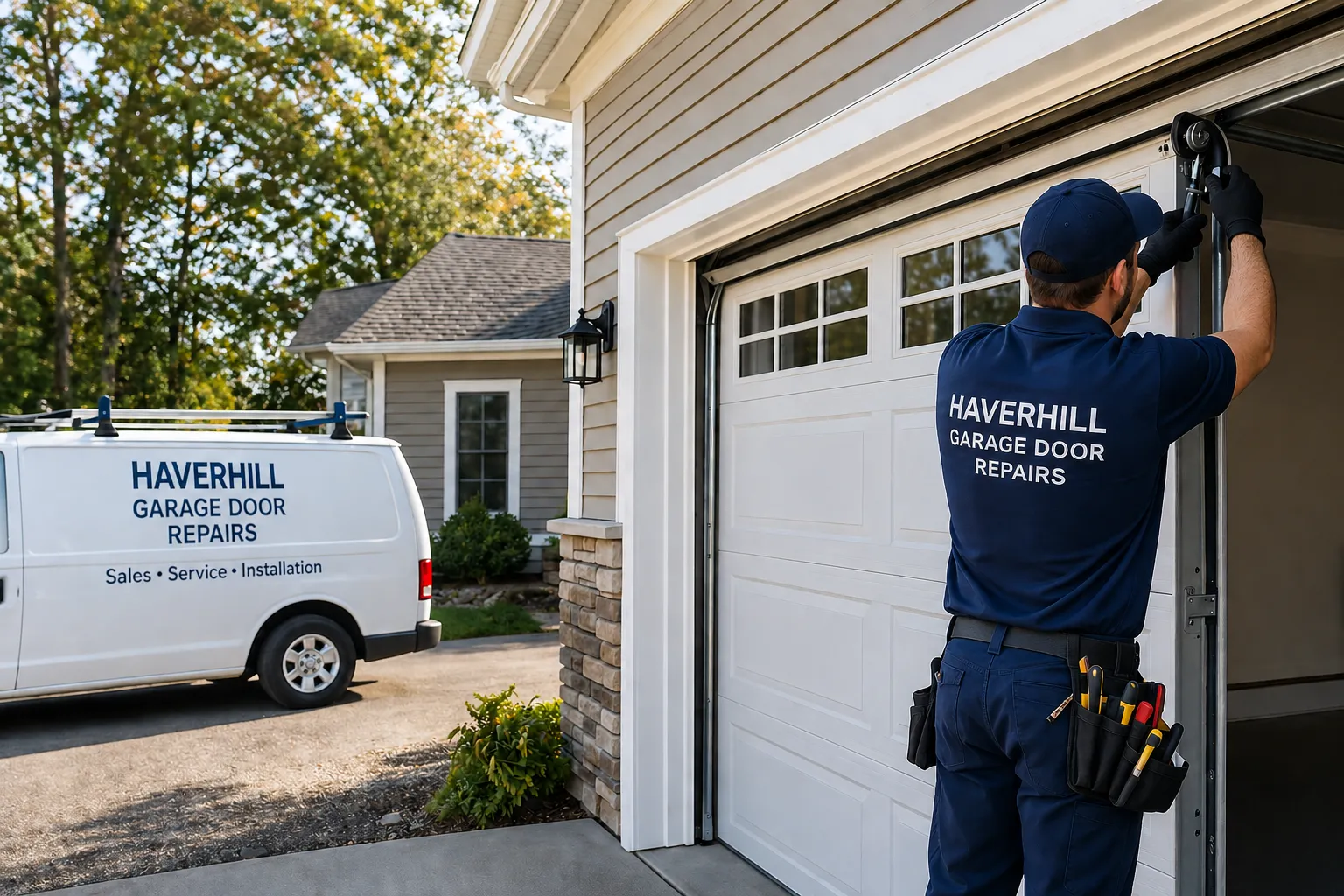 work photo from haverhillgaragedoorrepairs.com