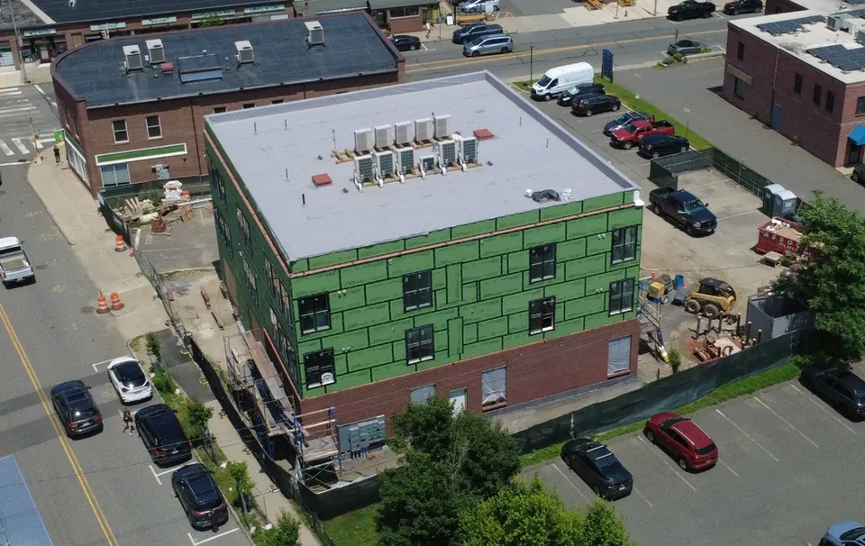 Commercial building construction in Florence, MA by Luxus Construction