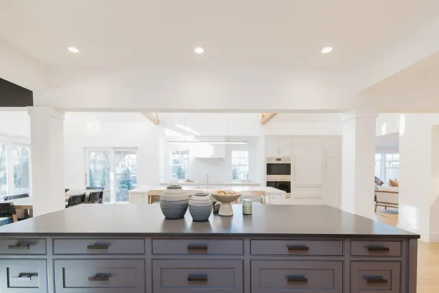New construction open-plan kitchen by Mussato Building Group
