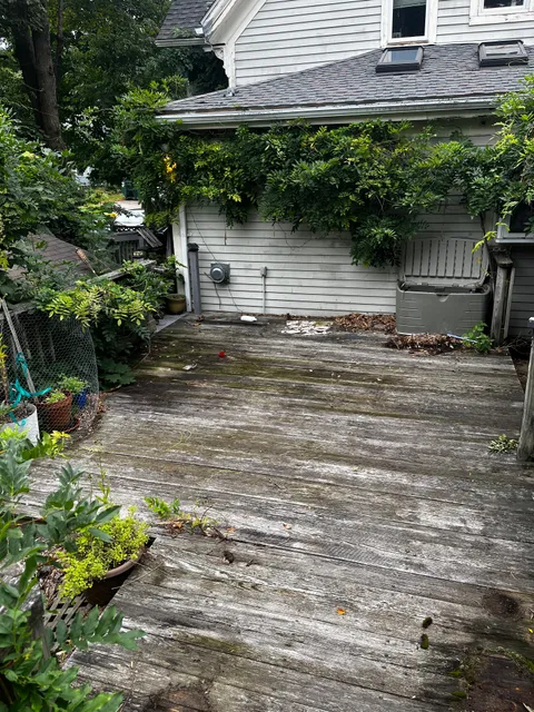Deck before restoration