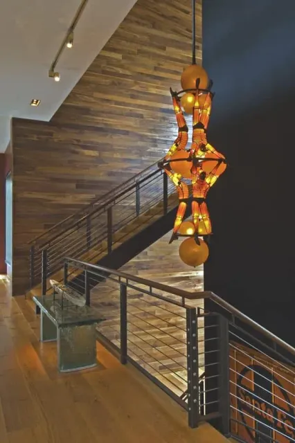 Wrought iron railings