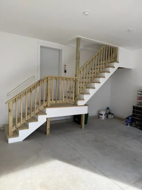 Interior Staircase and Railing - Westfield Builders LLC Springfield