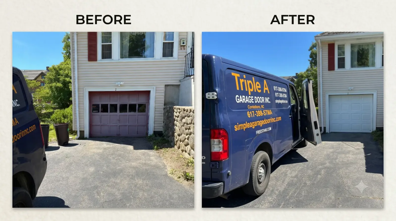 work photo from tripleagaragedoorsinc.com