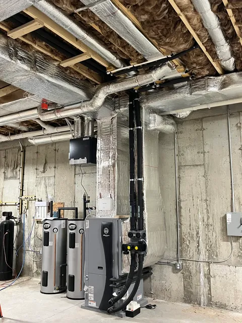 Basement Air Handler & Ductwork