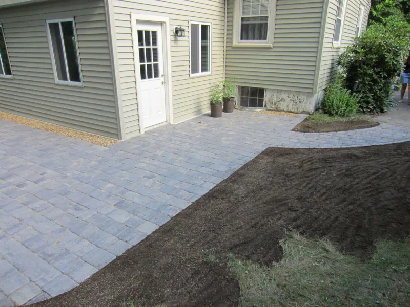Patio and Walkway