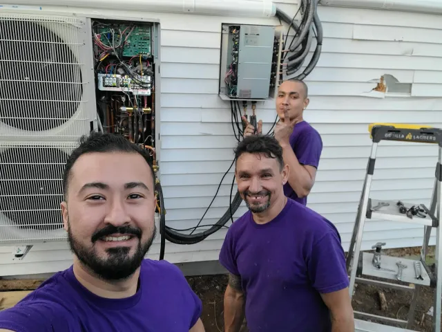 Home Attic HVAC Installation by Purple HVAC Team – Nashua, NH