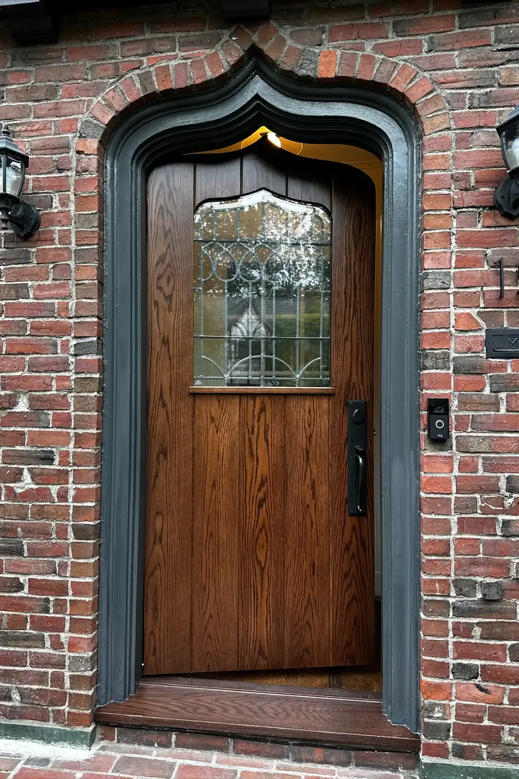 Historical Door Upgrades in Boston featuring this beautiful hand-crafted Moroccan inspired front entryway