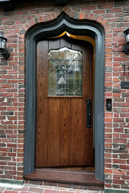 Historical Door Upgrades in Boston featuring this beautiful hand-crafted Moroccan inspired front entryway