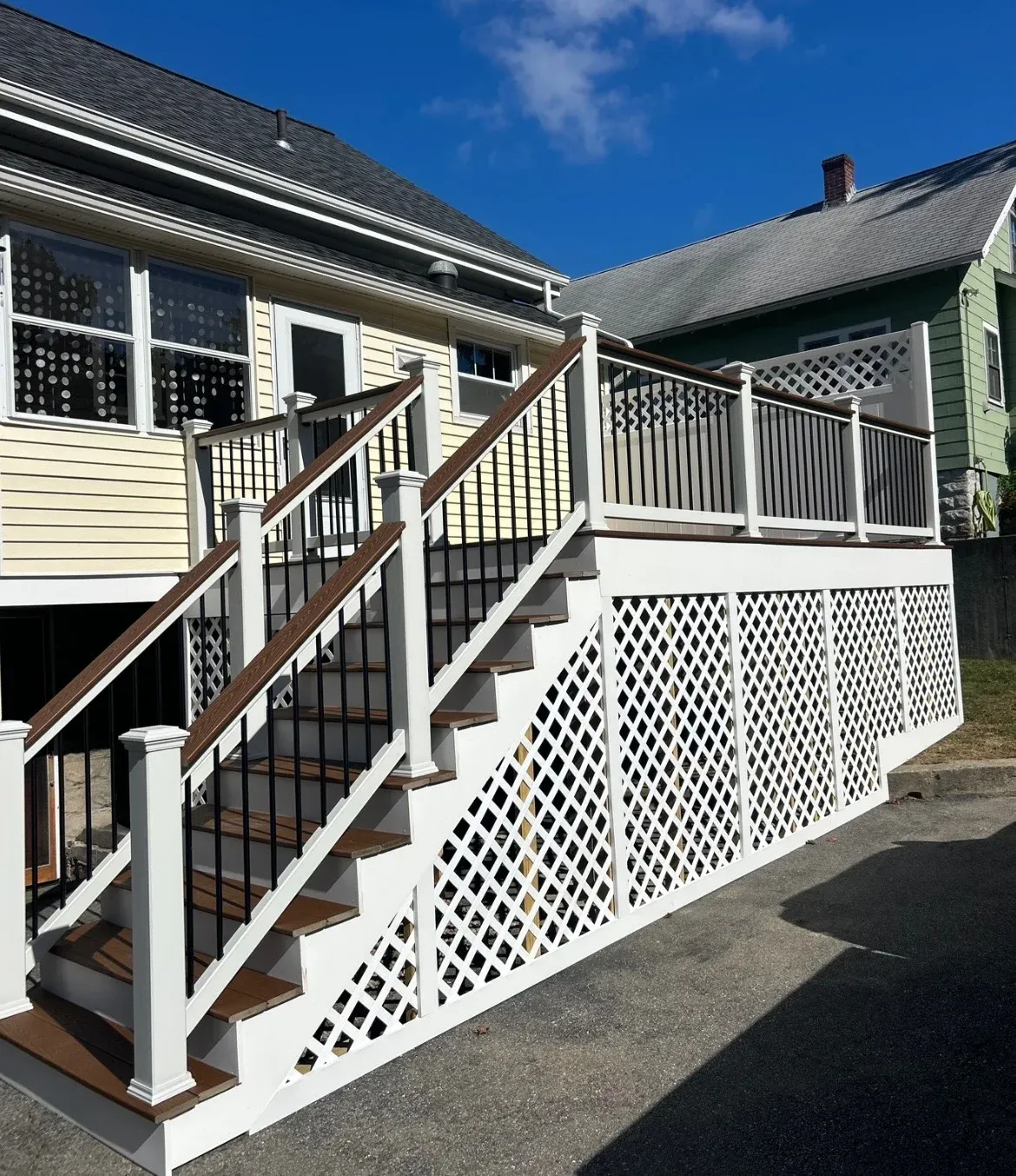 Elegant Deck Stairs