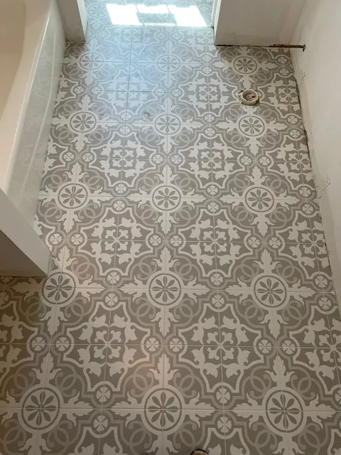 H Tile Installation work photo