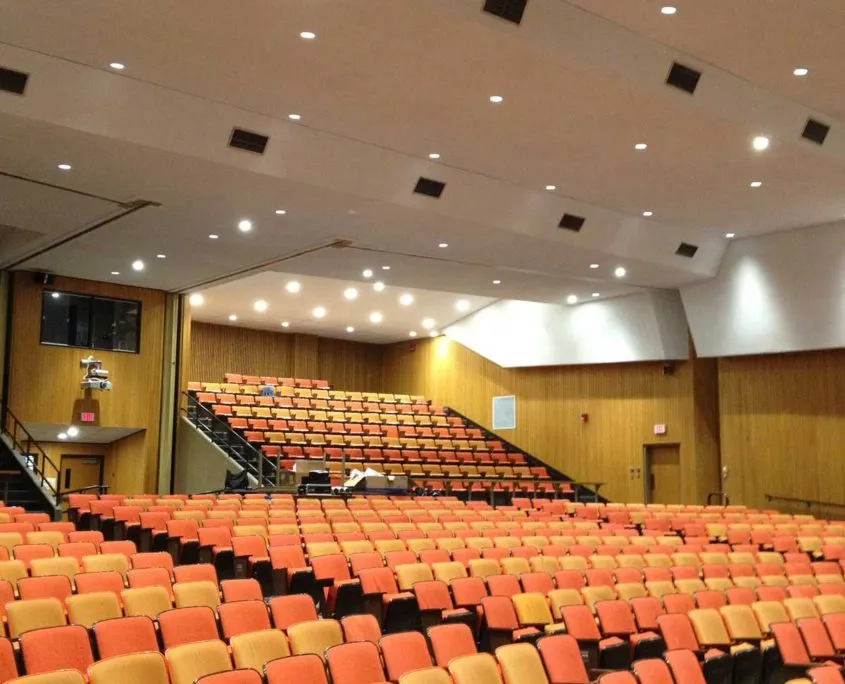 Electrical-lighting-project-school-auditorium