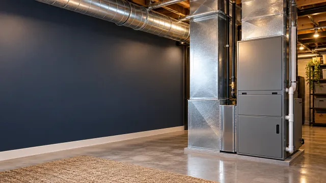 Illustrative furnace and ductwork