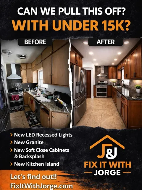 Can we pull off this kitchen transformation with a target budget under $15K?

This kitchen is about to go through a complete renovation, and we&rsquo;re documenting the process from start to finish. The goal is to turn this outdated space into a clea