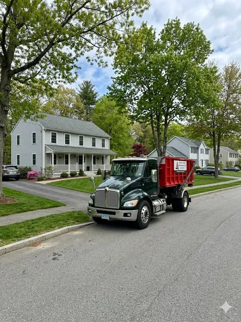 20 yard residential roll-off dumpster home cleanout in Hudson NH - Arsenal Waste Management