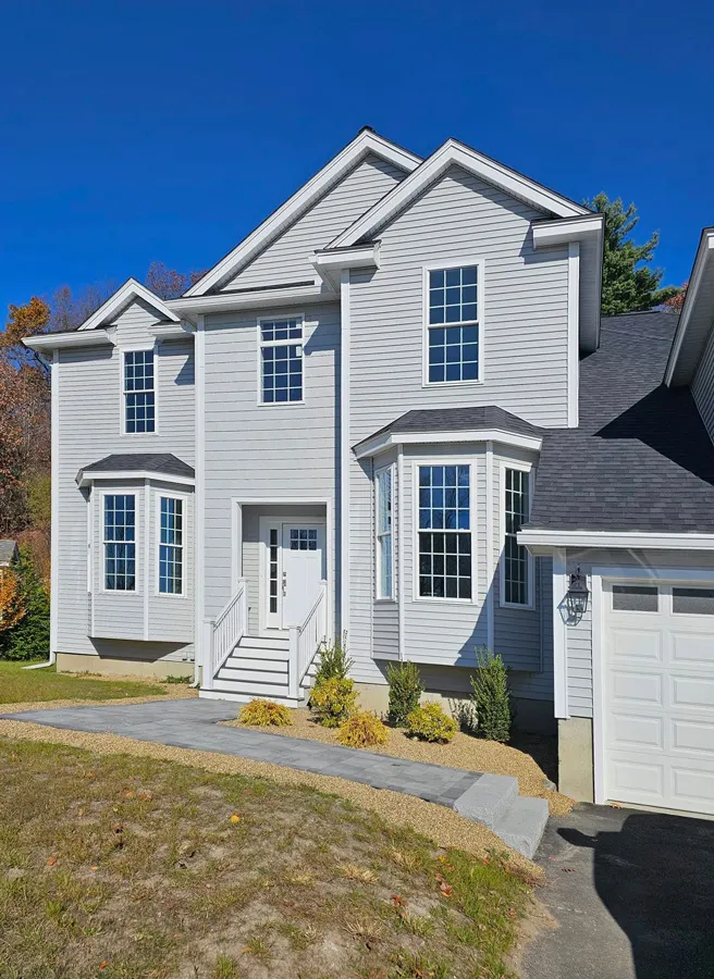 Completed new-construction home exterior