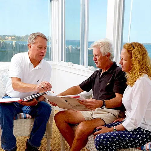 A Robies HVAC specialist reviews system options, rebates, and energy efficient upgrades with Cape Cod homeowners, offering personalized solutions that fit every budget.