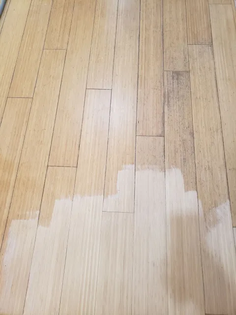 A close up of a wooden floor