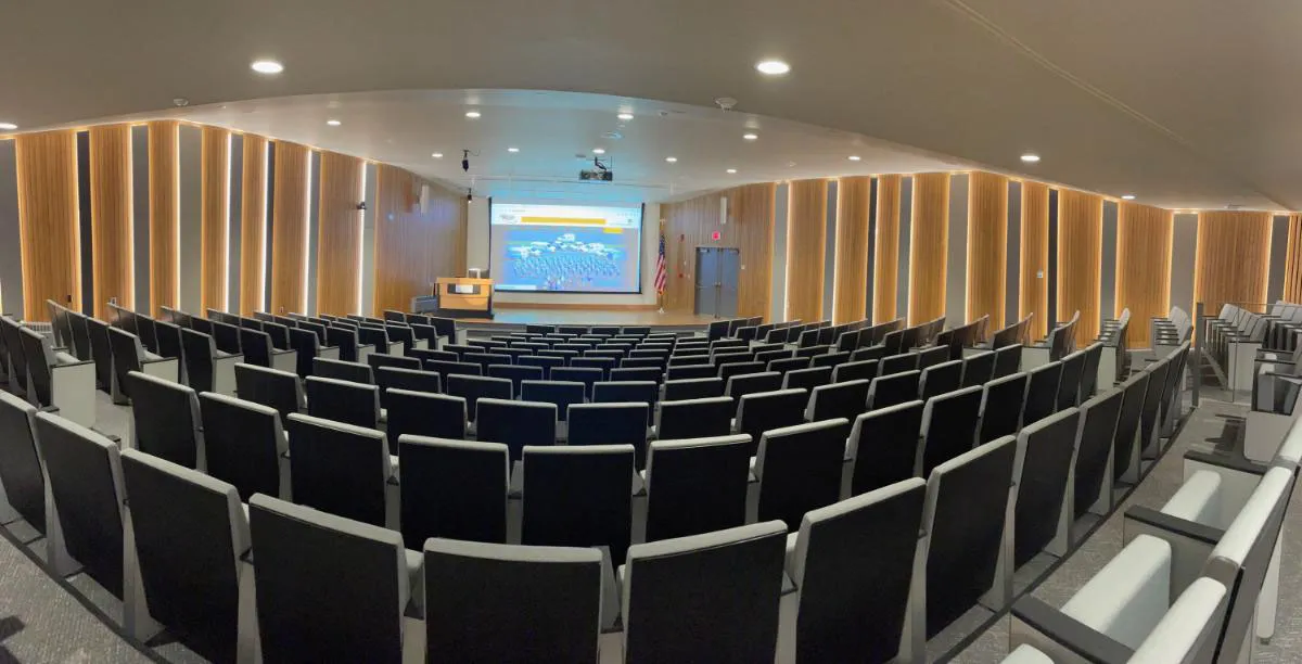 Auditorium projector audio visual