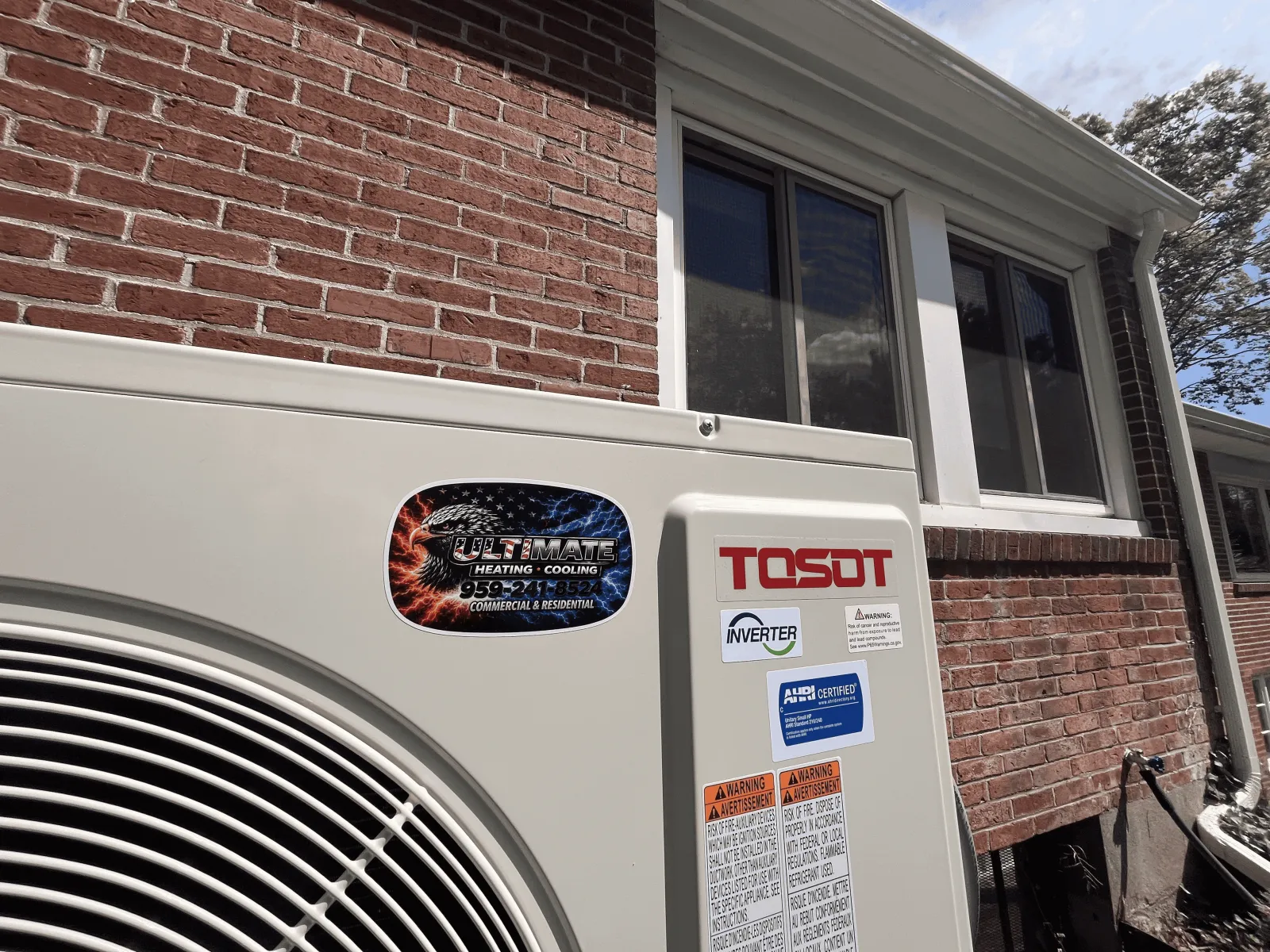 Central AC Condenser Install — Enfield, CT