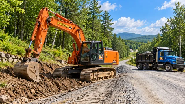 work photo from jptruckingandexcavating.com
