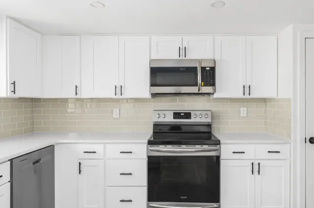 White kitchen modern cabinetry
