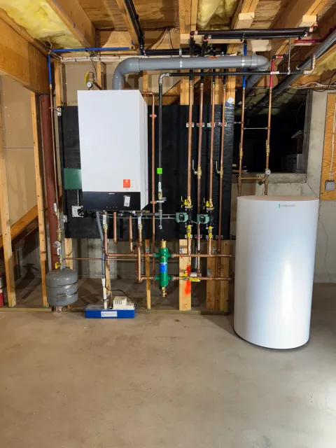 Complete hydronic heating system