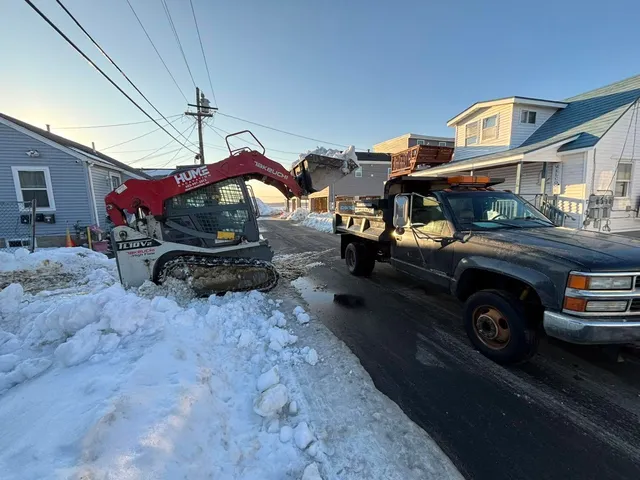 Controlled demolition and clearing by YB Excavation in Rockingham County