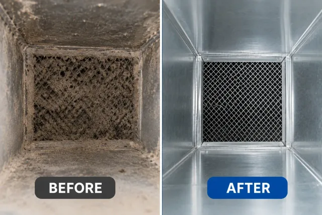 work photo from reliableheatingandairductcleaning.com