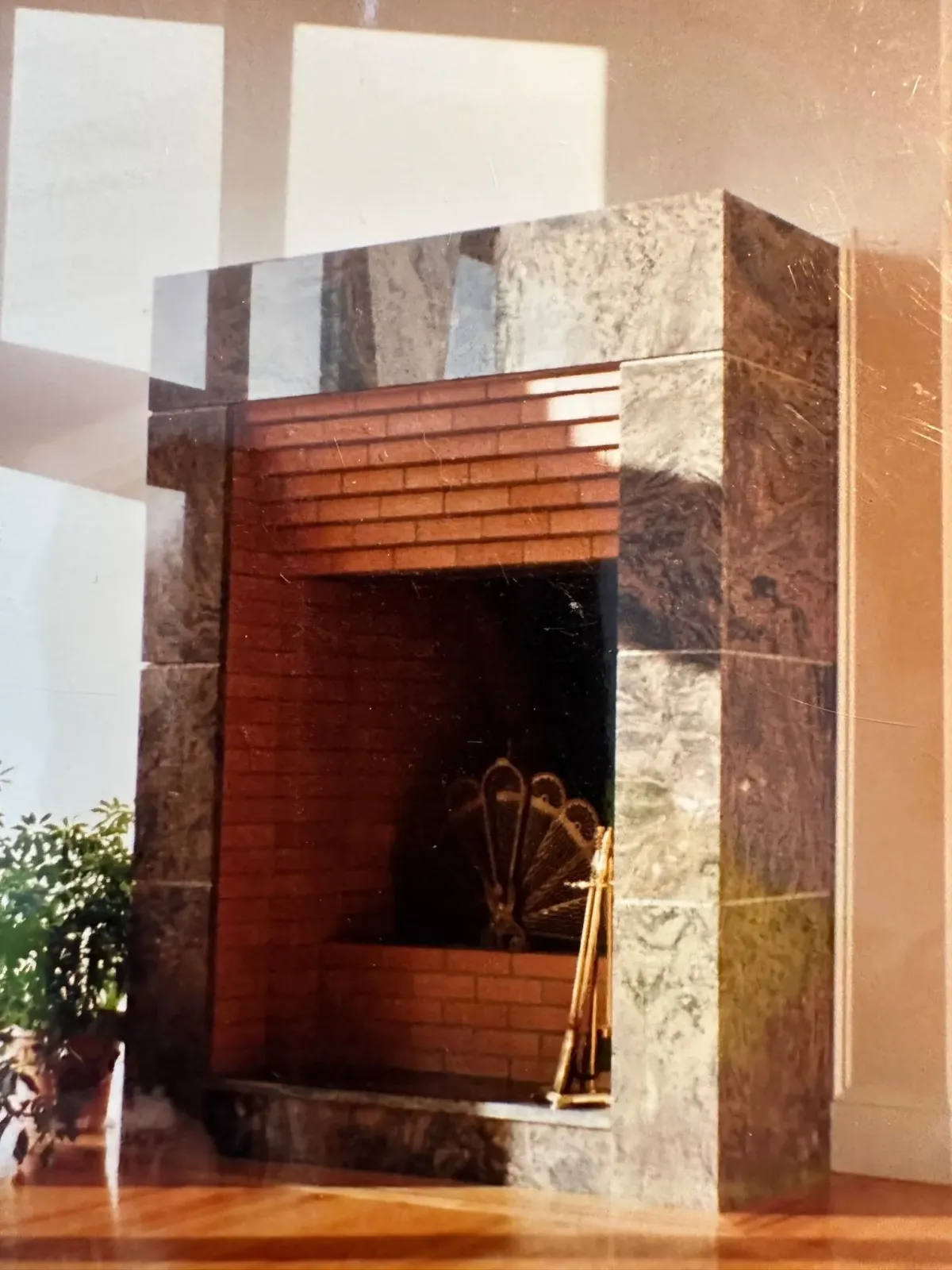 completed block chimney