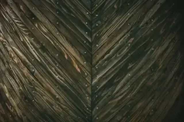 close view of wooden wall