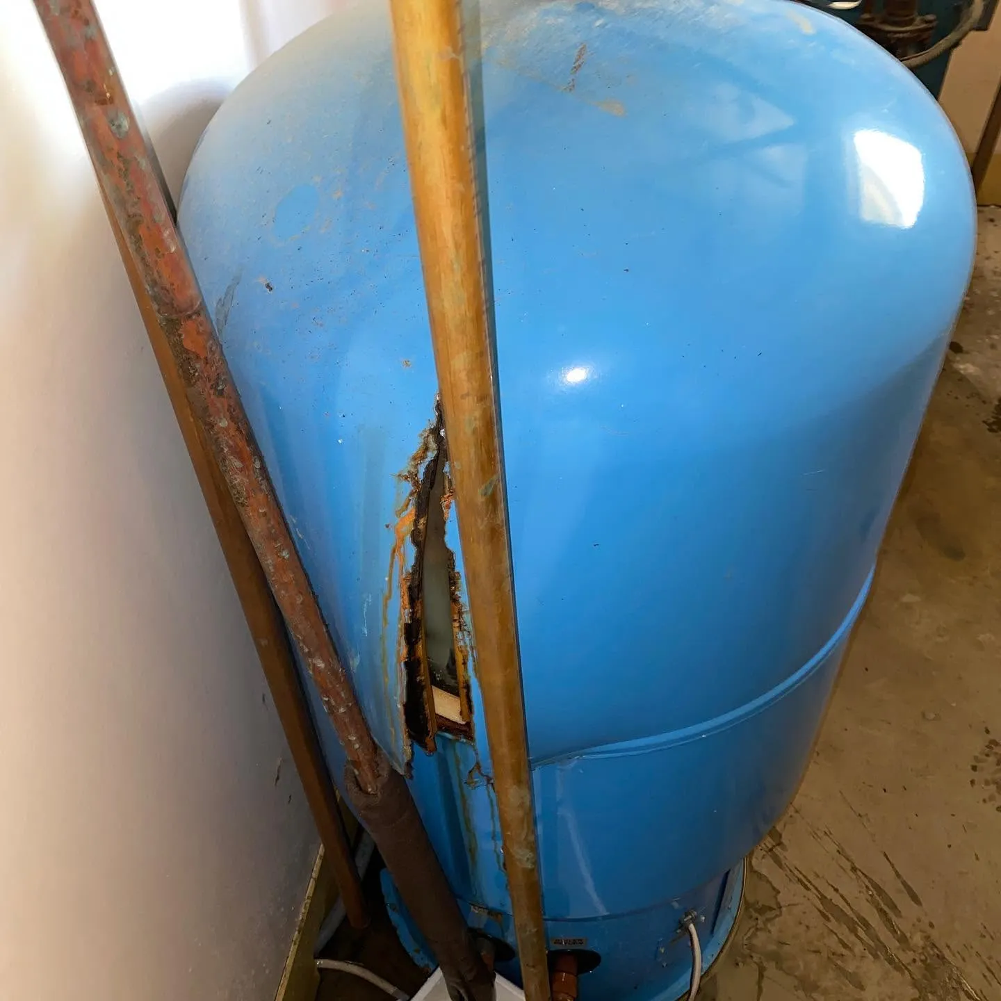 Water heater replacement with copper piping by Top Tier Plumbing & Heating LLC in Middleboro, MA