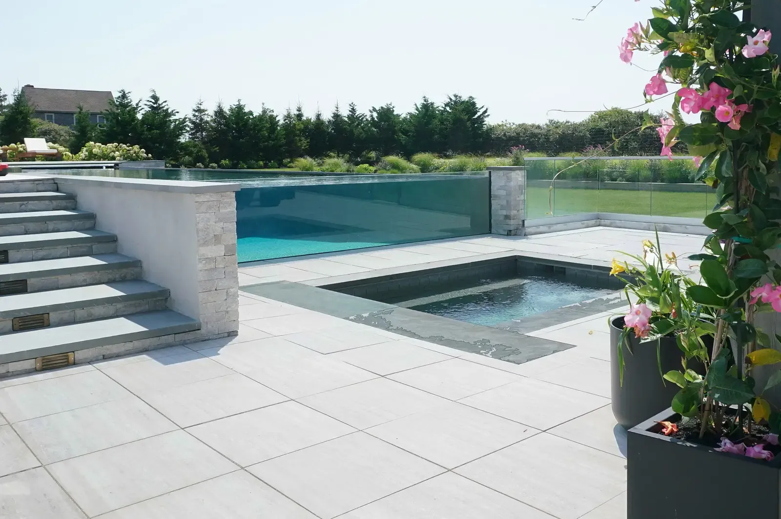 Completed residential landscape