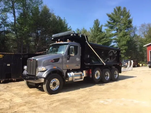 Dumpster — Black Dumpster in Wilton, NH