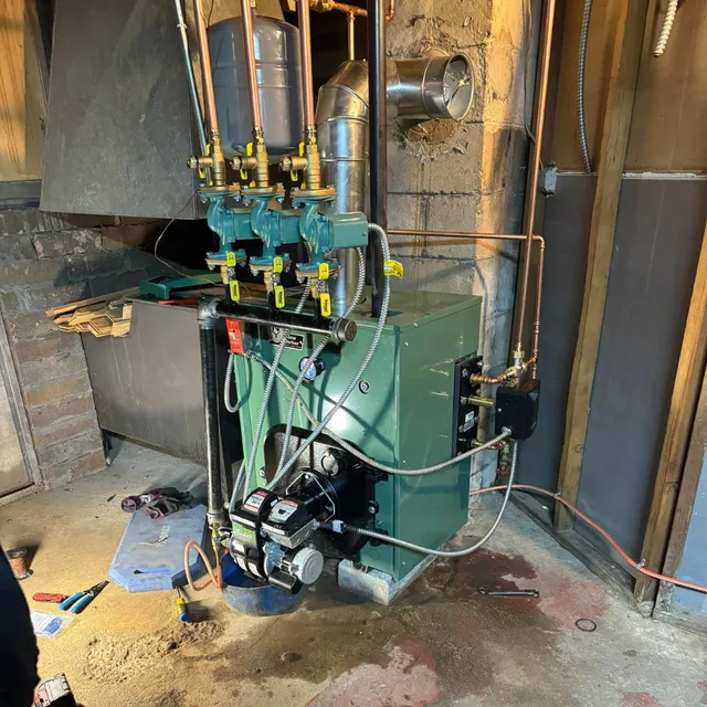 Traditional Oil Heating Services work photo