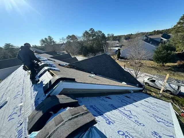 photo of roofing job completed