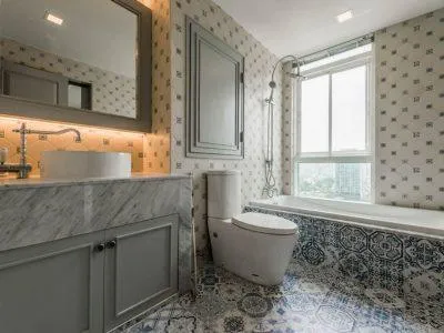 Modern Bathroom After Bathroom Remodeling in Wakefield, MA