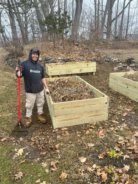 Garden box construction