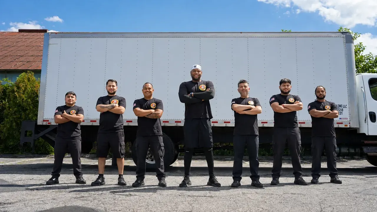 Speedy Moving Company crew at work