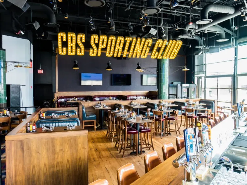Interior of CBS Scene Sporting Club