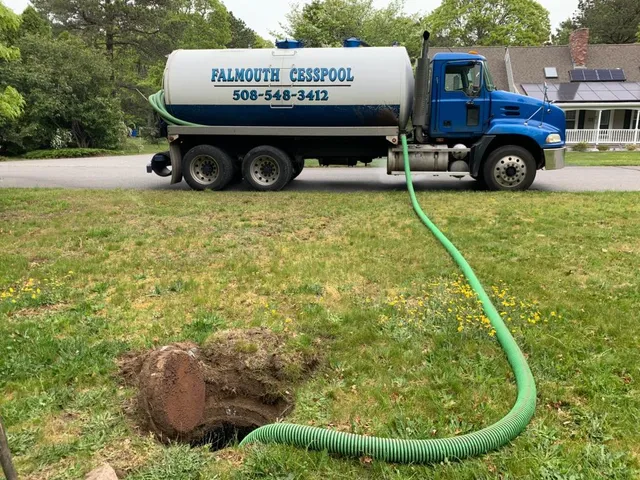 Falmouth Cesspool Services work photo