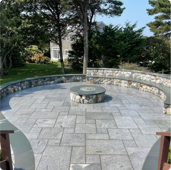Custom stonework by Bridi Masonry on Cape Cod, MA