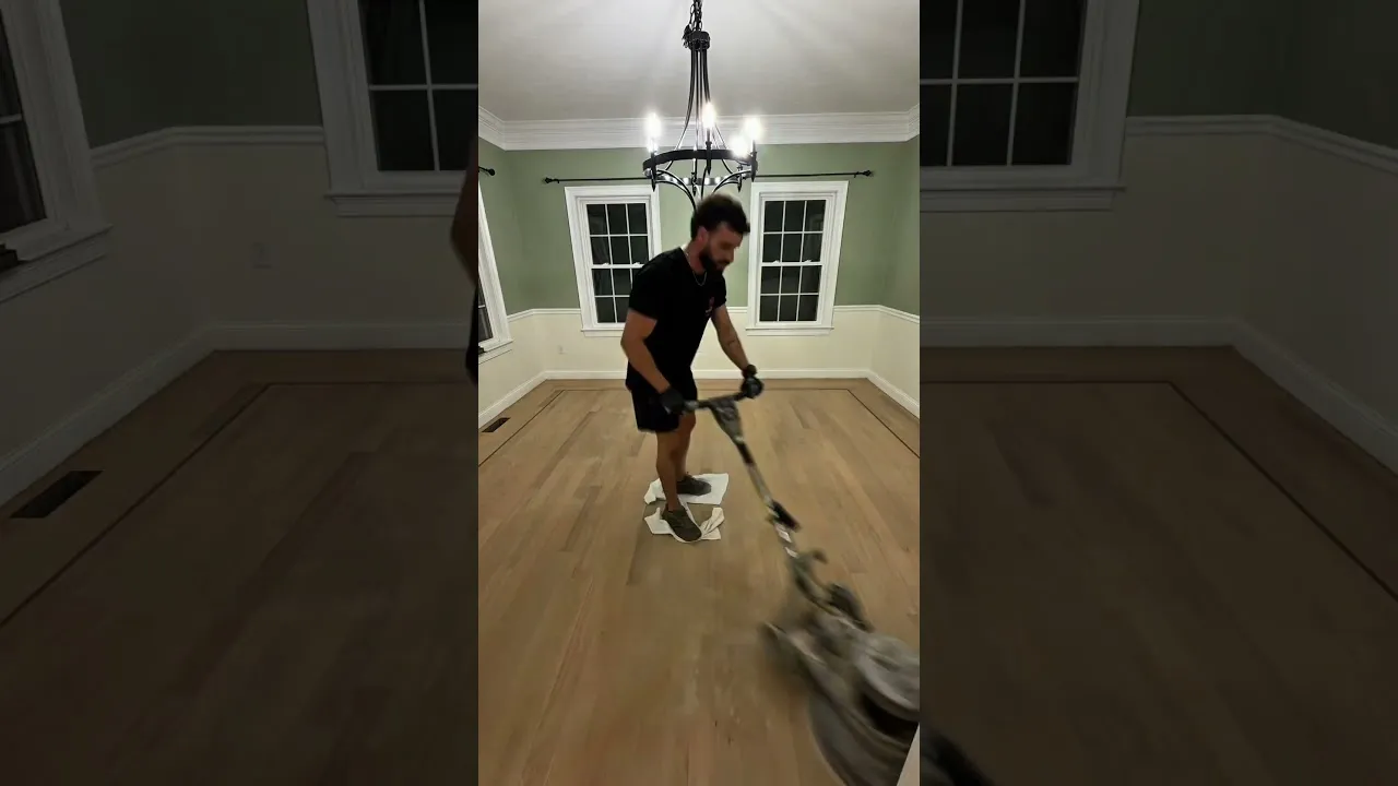 Bolton hardwood floor refinishing video