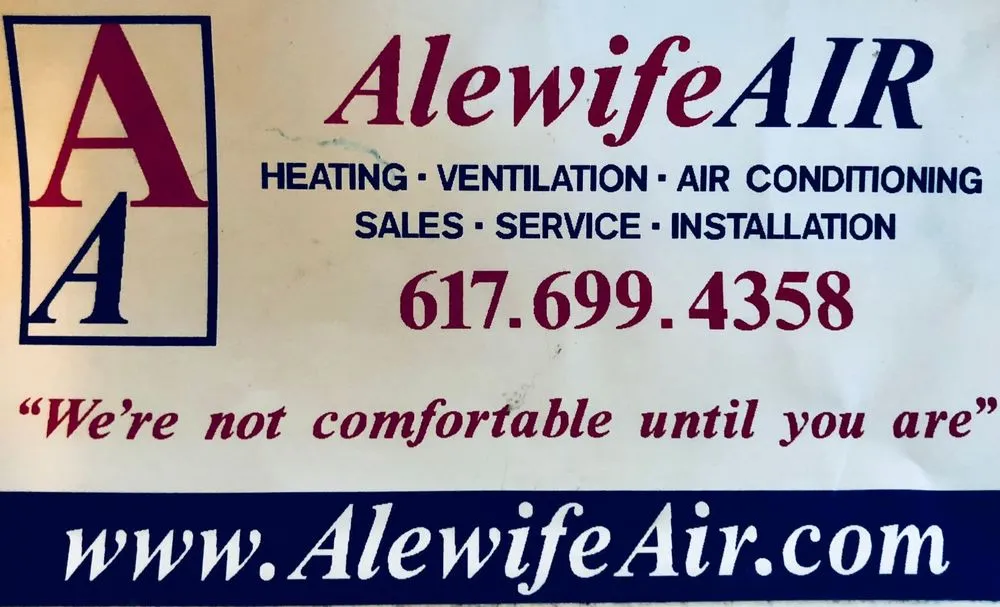 AlewifeAIR heating, ventilation and air conditioning sign