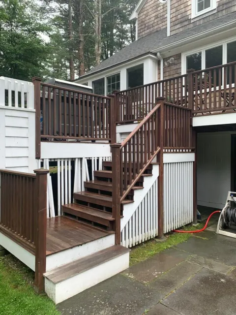 Deck and stair rebuild - before