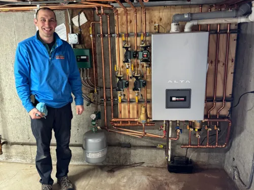 Boiler System & Custom Copper Manifold Piping