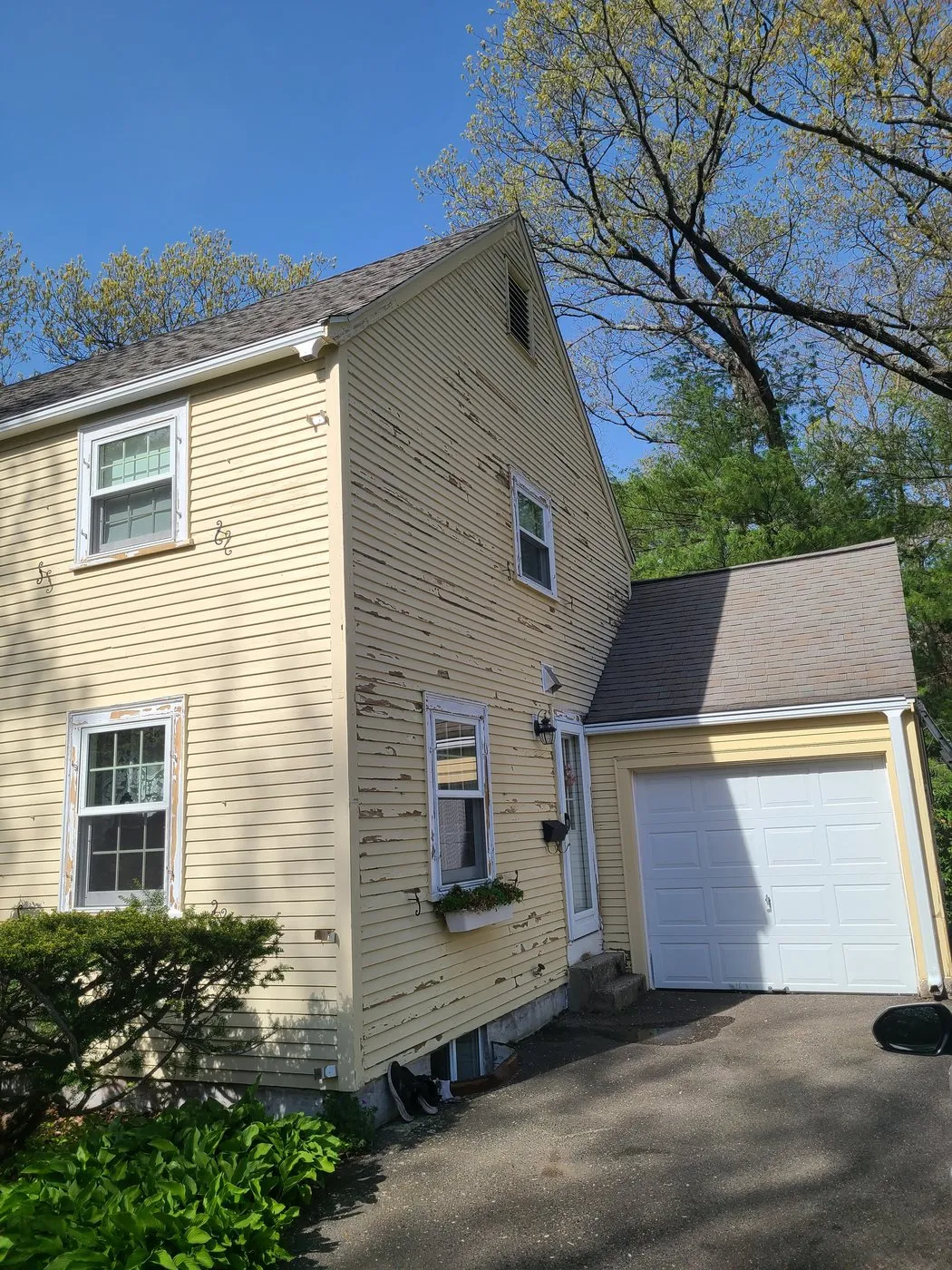 Colonial exterior, full repaint — before