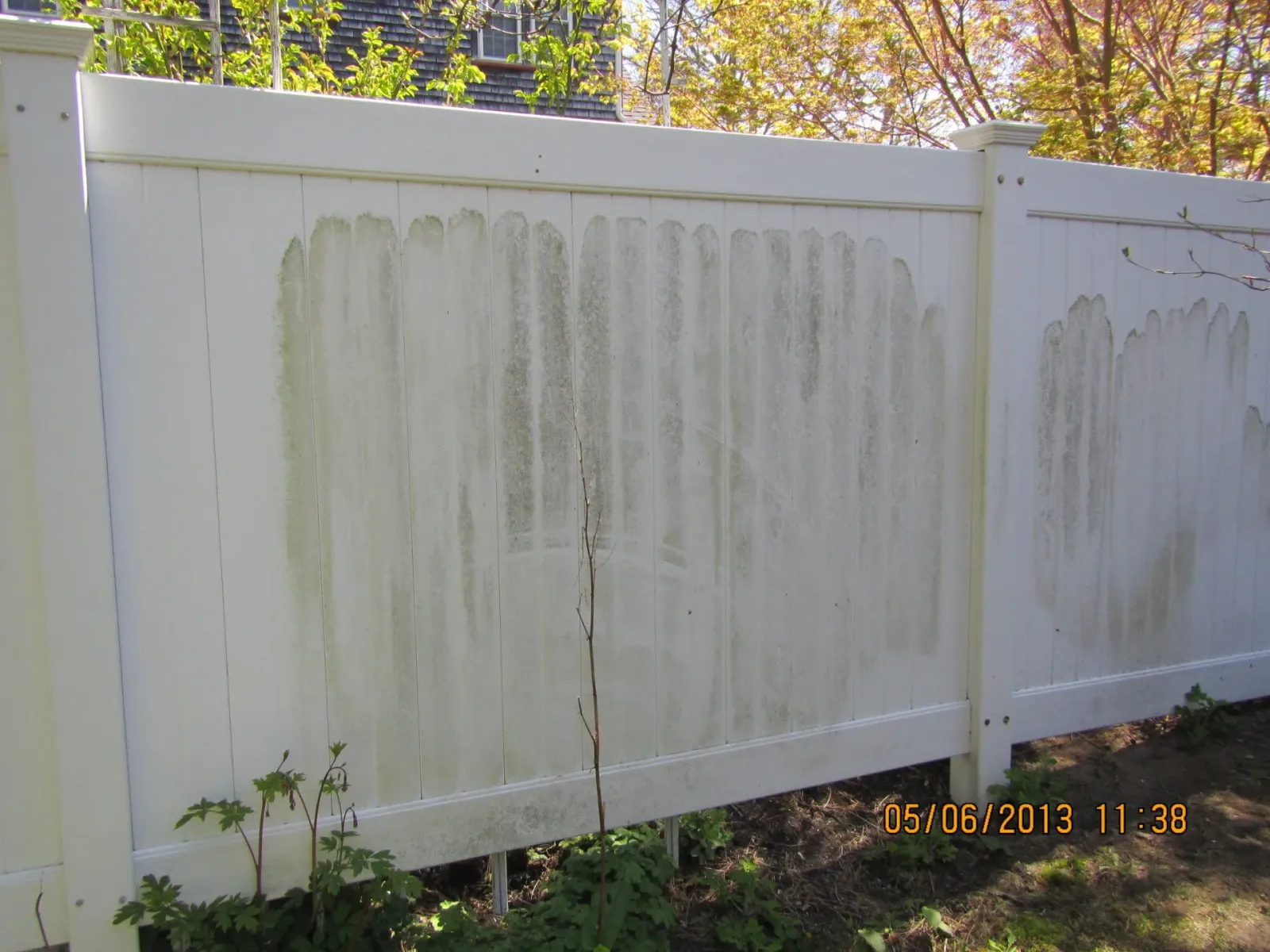 cleaning fences on Cape Cod