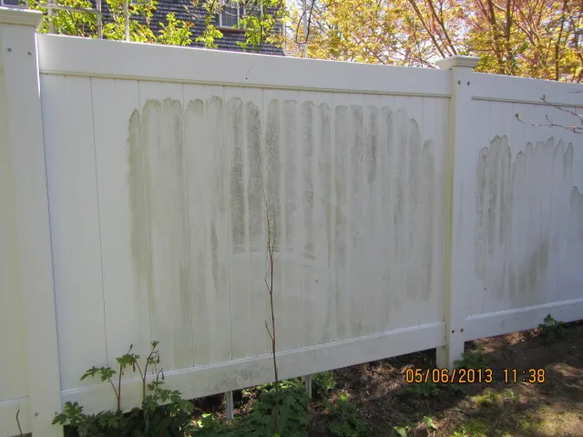 cleaning fences on Cape Cod